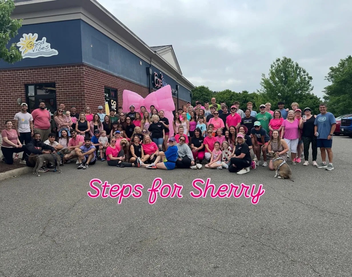 The Good Vibes RVA community at Steps for Sherry